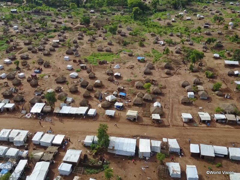 ビディ難民居住地の様子